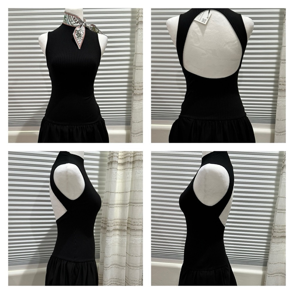 BLOGGER'S FAVE — Zara Open Back Ribbed
Balloon Dress with high neck - Picture 16 of 16